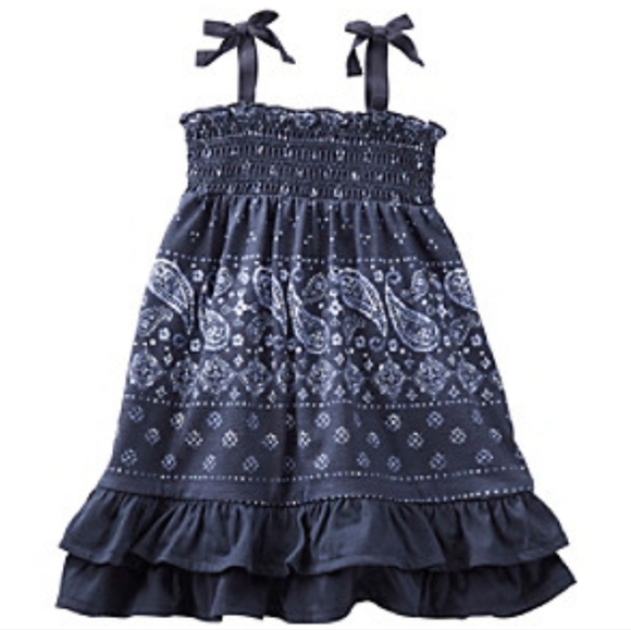 OSHKOSH Smocked Ruffled Sundress - Picture 1 of 7